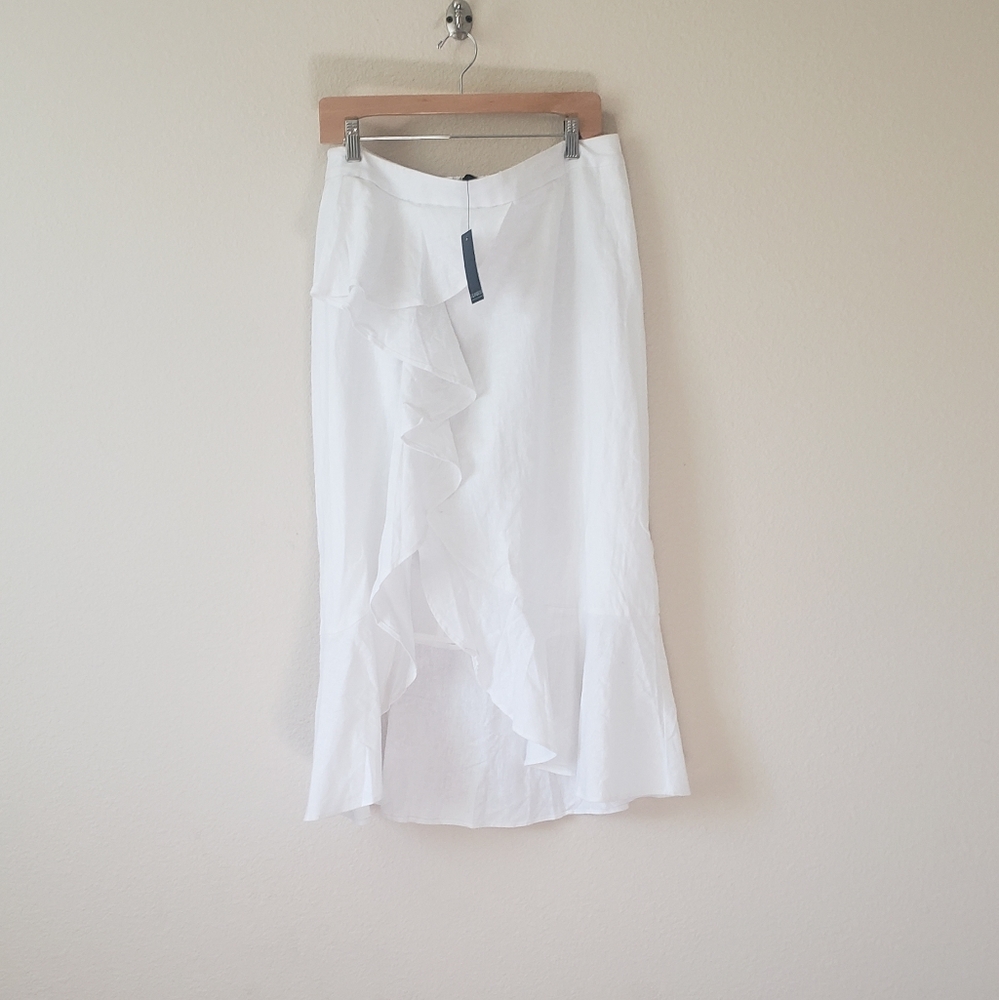 Eloquii White Skirt